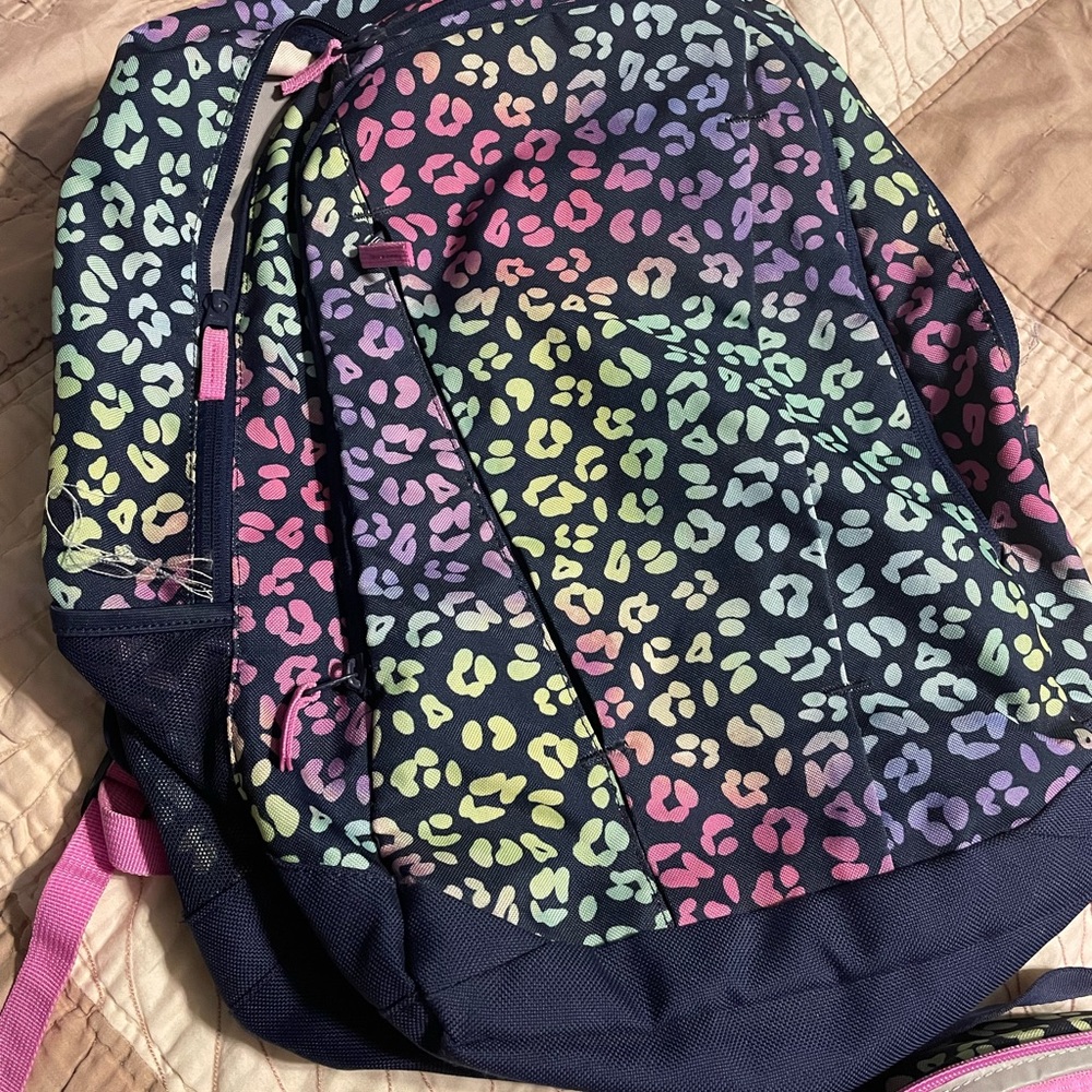 Lands’ End Kids TechPack Extra Large Backpack and matching techpack lunchbox